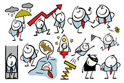 Cartoon business set 1., an Illustration by eka panova (Thumbnail 5 of 6)