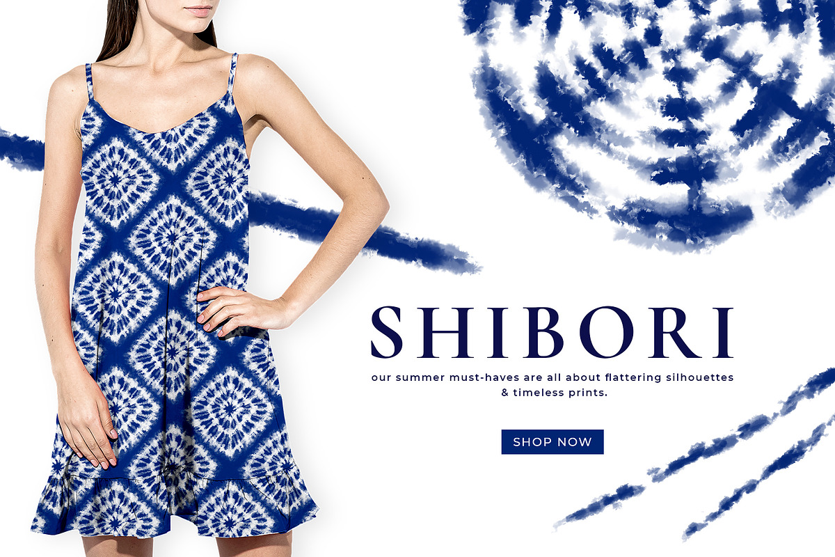 Shibori Tie Dye Seamless Patterns, a Pattern Graphic by CatJello Graphics (Photo 13 of 28)