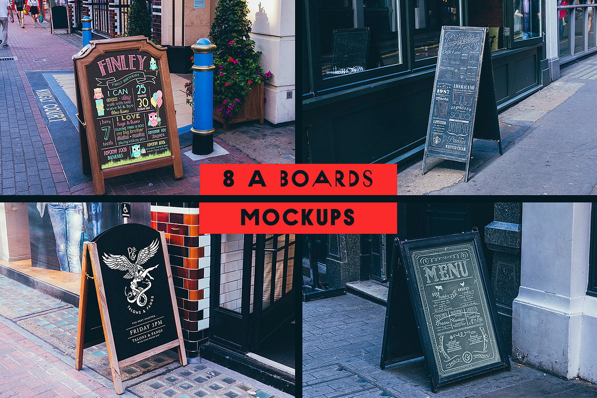 The Mega Signs Bundle, a Product Mockup by Madebyvadim (Photo 3 of 10)