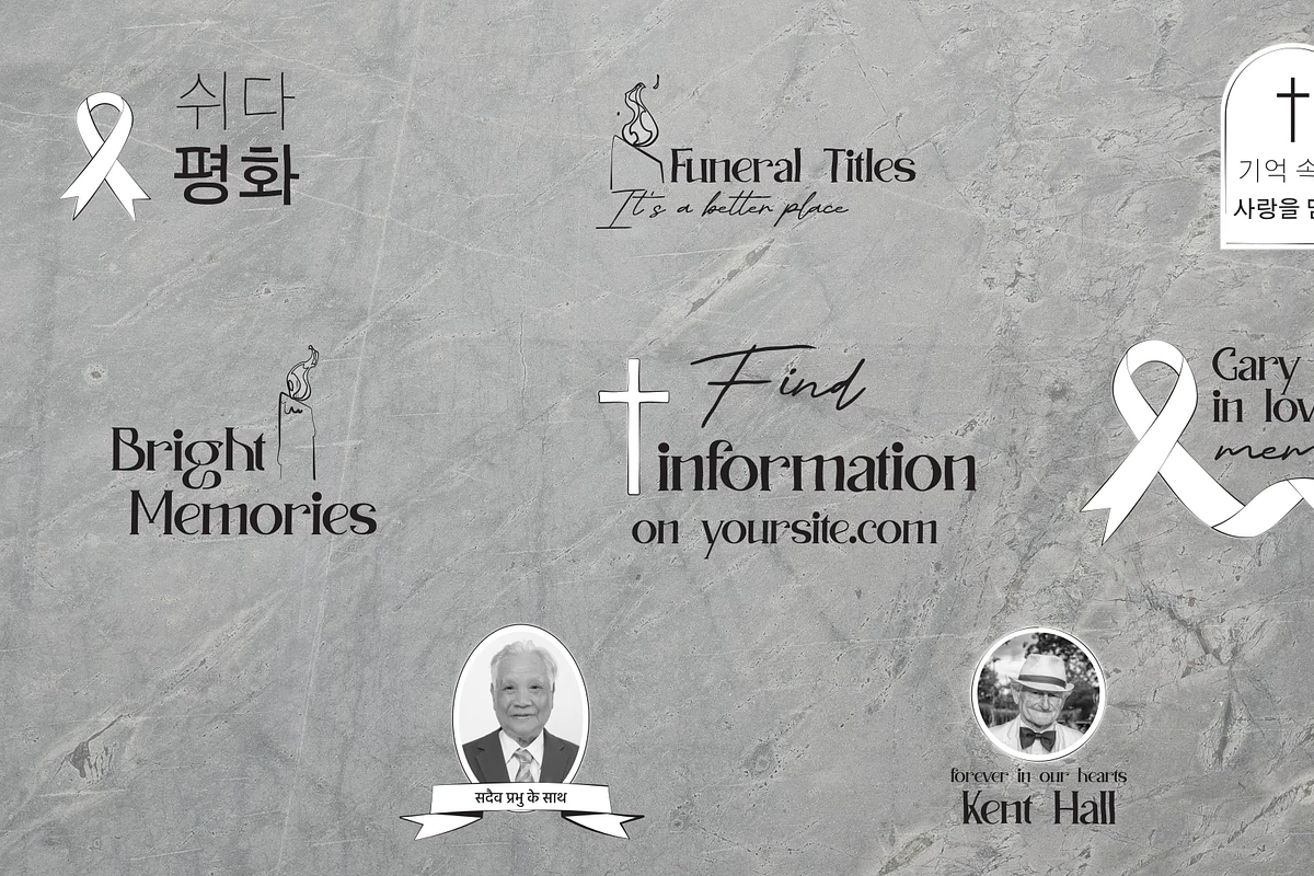 Funeral Titles for Premiere Pro, a Templates & Theme by 2dfx (Photo 1 of 2)