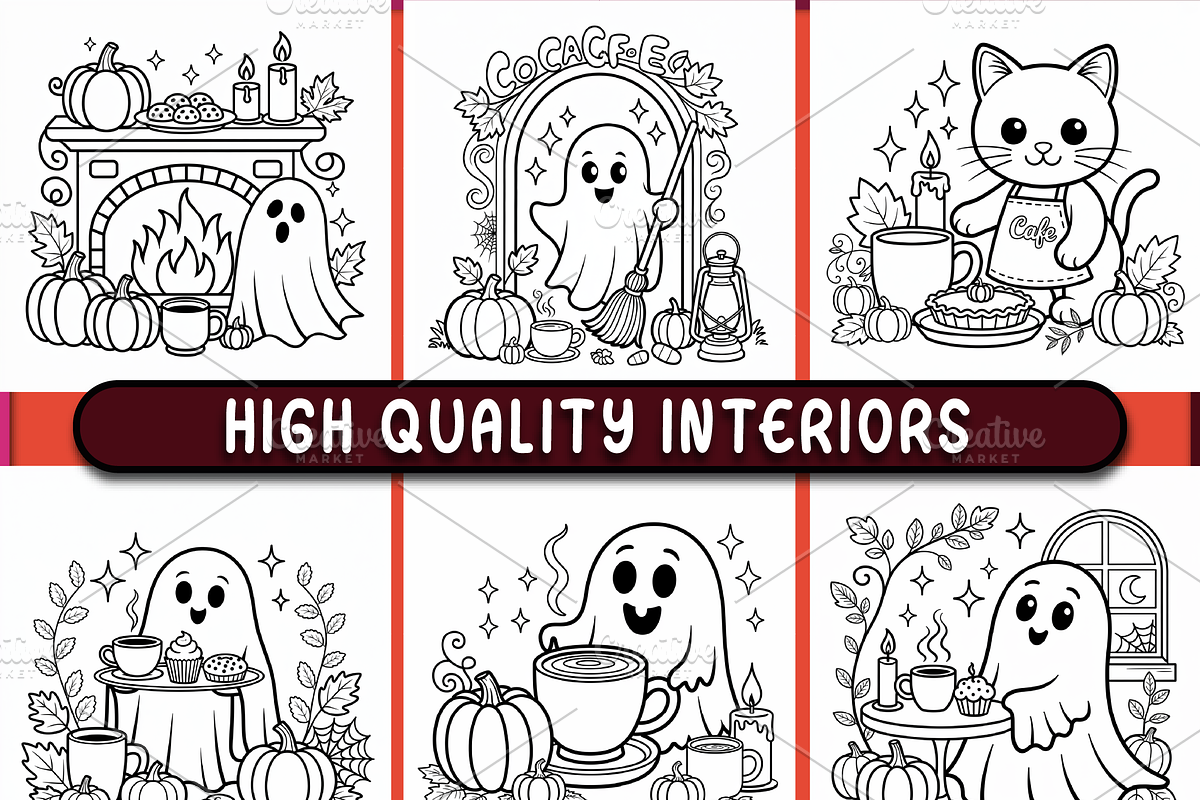 Spooky Cutie Cozy Vibes Adult, a Seasonal Illustration by Ink Gallery (Photo 4 of 4)