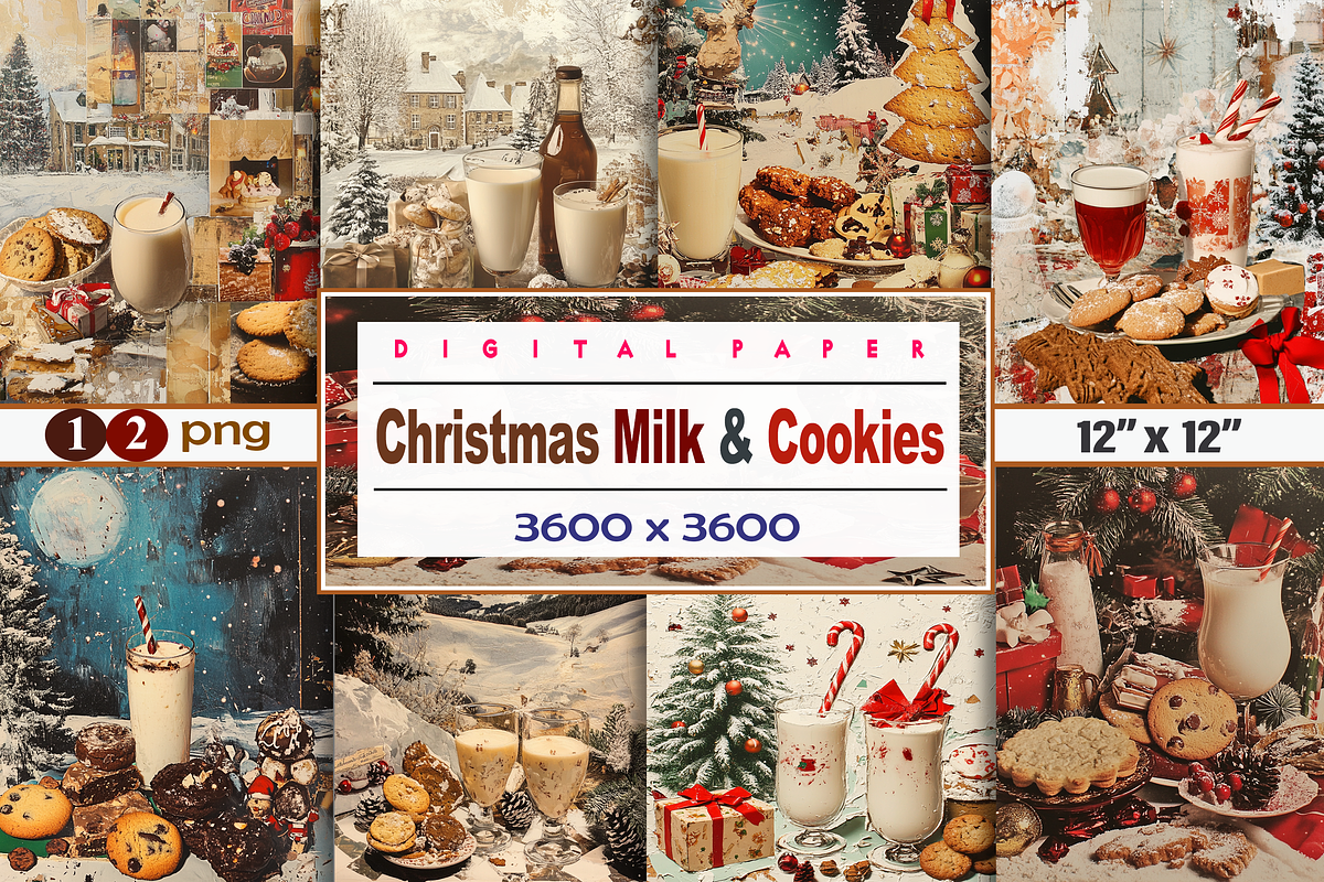 Christmas Milk and Cookies, a Background Graphic by Printable Treasure (Photo 1 of 5)