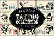 Ultimate Retro Tattoo Collection, an Animal Illustration by Piddix Archives (Thumbnail 1 of 21)
