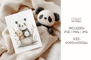 5x7 Baby Shower Card Mockup, a Mockup by EmpaviMockups (Thumbnail 8 of 8)