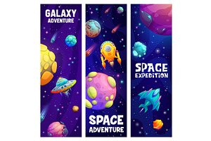 Space Expedition And Galaxy