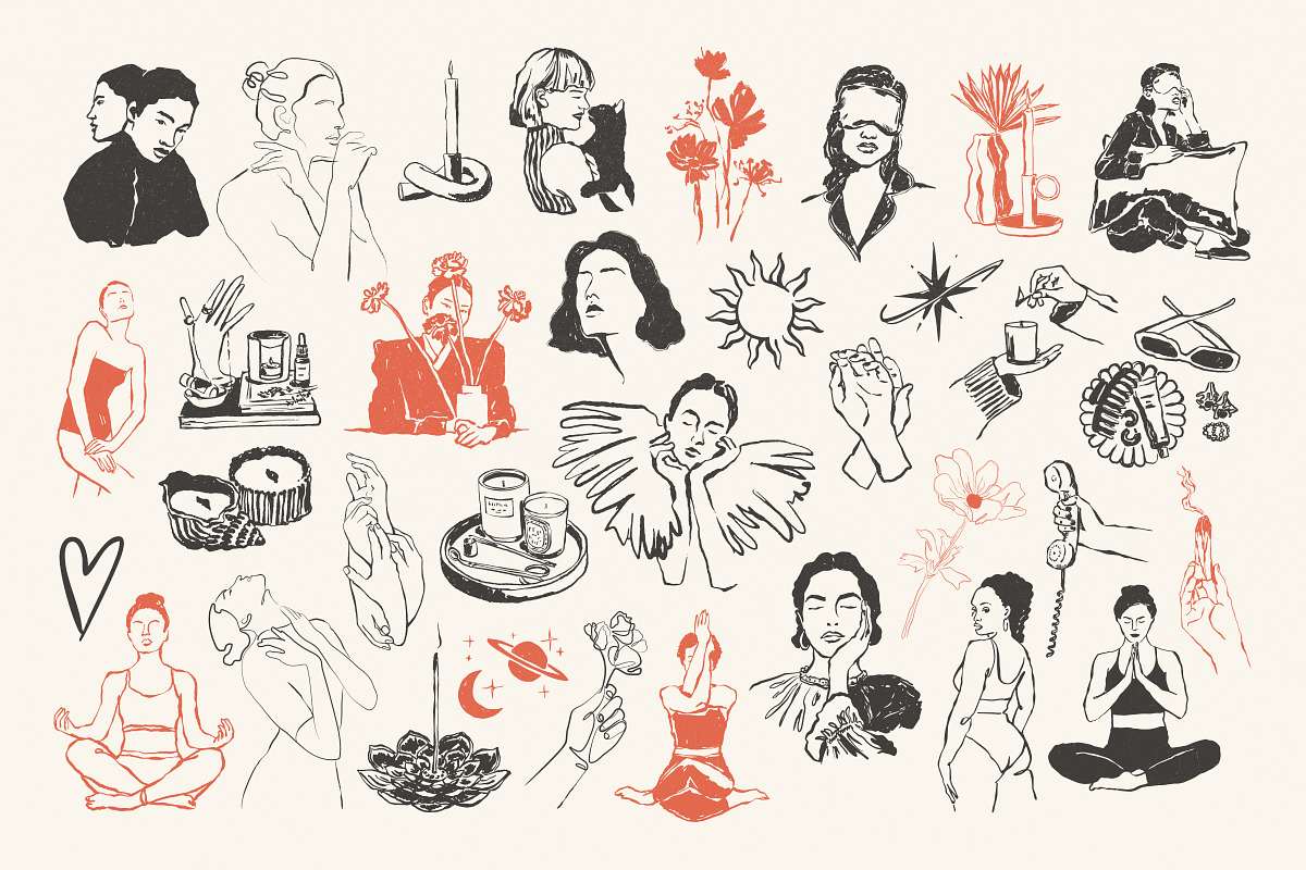Self love Illustrations, an Object Graphic by iStar Design (Photo 5 of 12)