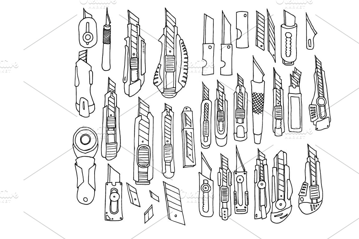 4657 Hand Drawn doodle elements, an Education Illustration by TKDoodle (Photo 62 of 77)