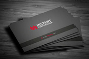 Waves Dark Business Card, a Business Card Template by RQ Designs (Thumbnail 3 of 5)
