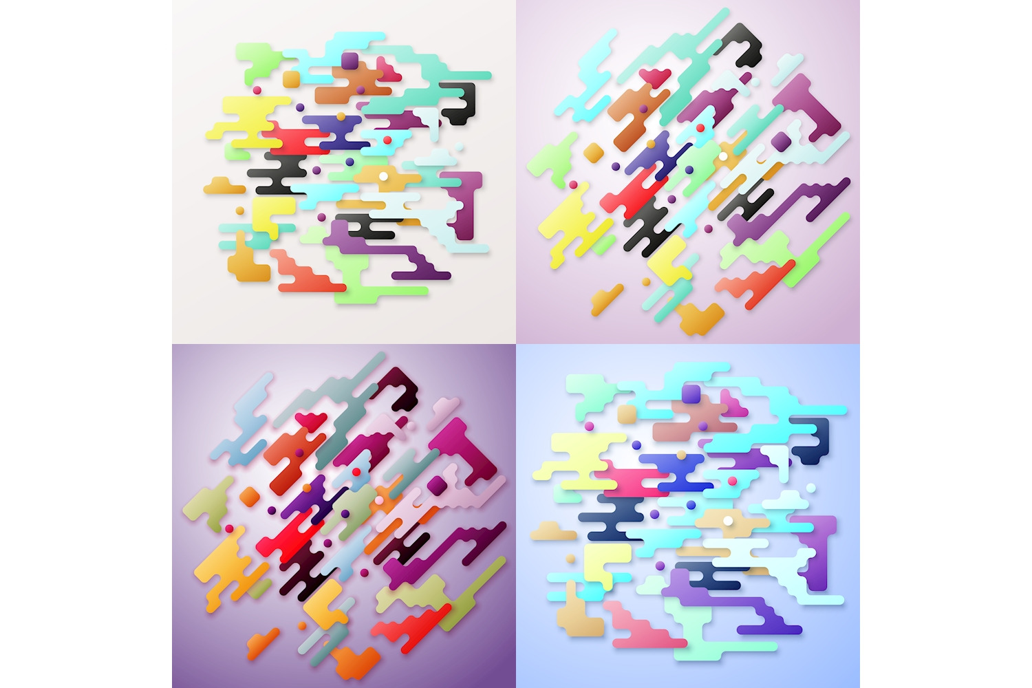 Minimalist design backgrounds, a Decorative Illustration by VectorShop