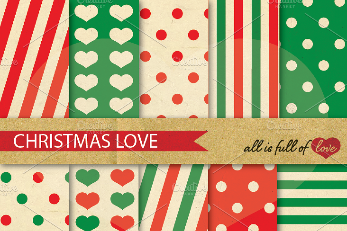 Retro Christmas Background Paper