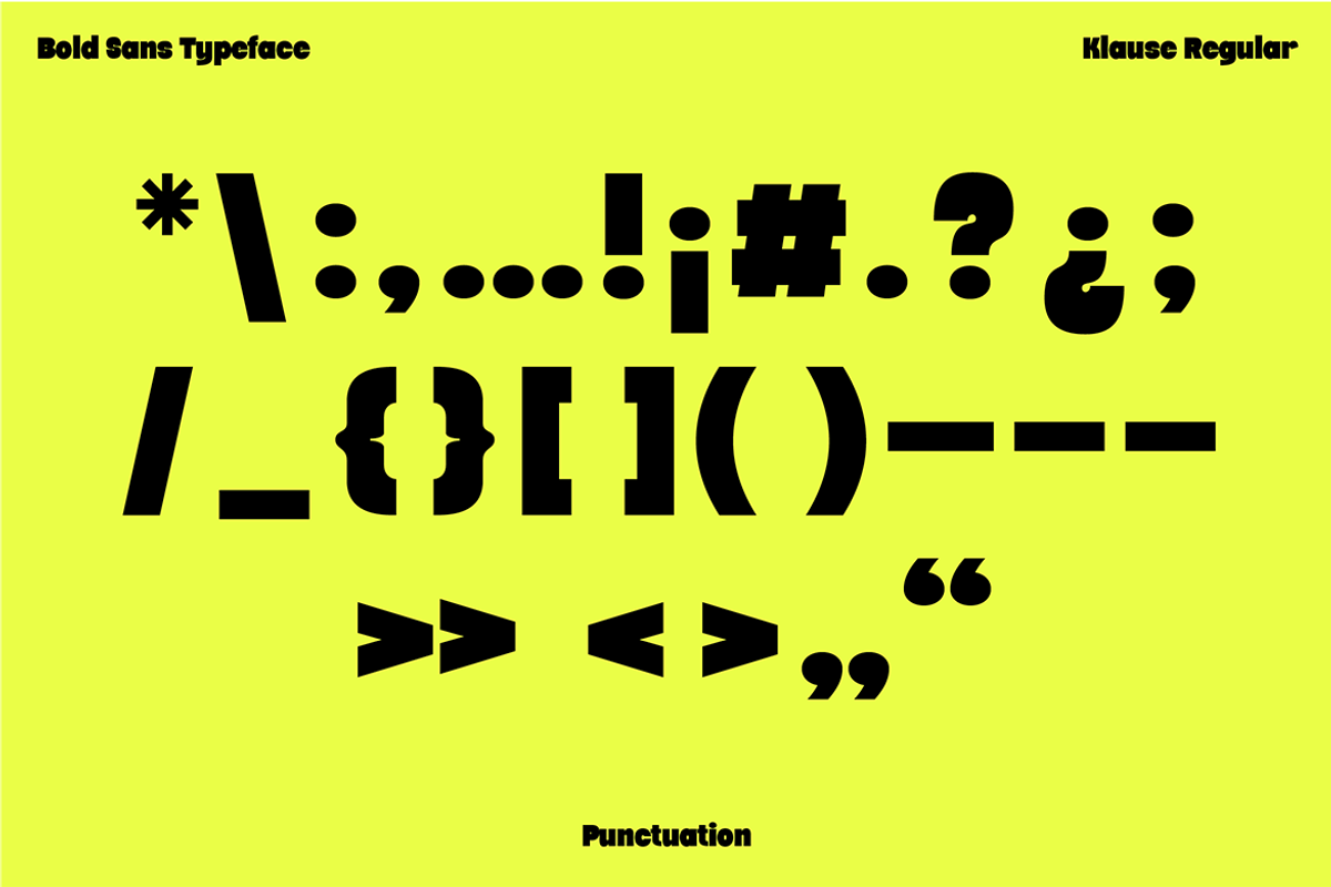 Klause Bold Sans, a Sans Serif Font by GRVS Studio (Photo 6 of 7)