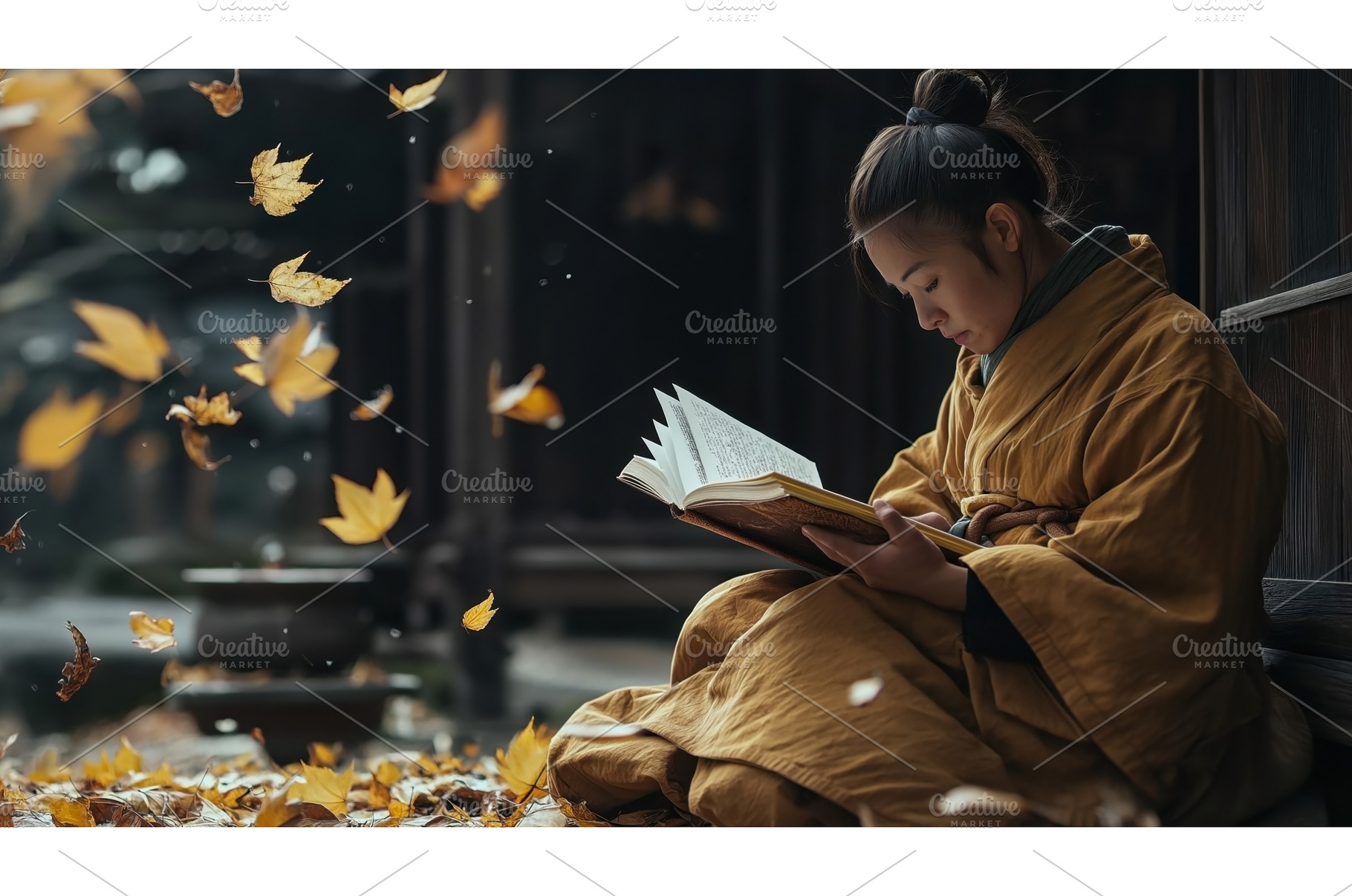 Asian woman in traditional attire, a Nature Photo by Sergey Kotenev