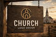 Circular Letter C Church Chapel logo, a Branding & Logo Template by Enola99d (Thumbnail 1 of 2)