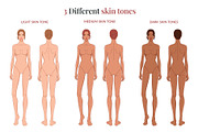 Female Fashion Croquis Flat Shoes, a Person Illustration by Shorena Fashion Draws (Thumbnail 4 of 8)