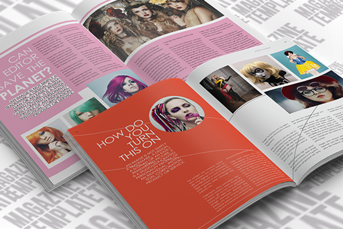 Indesign Magazine Template, a Magazine Template by temphall (Photo 5 of 5)