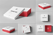 Square Shoe Box Mock-up, a Product Mockup by zippypixelstudio (Thumbnail 1 of 7)