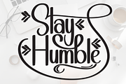 Stay Humble | Script Font, a Handwritten Font by Scratchones (Thumbnail 1 of 9)