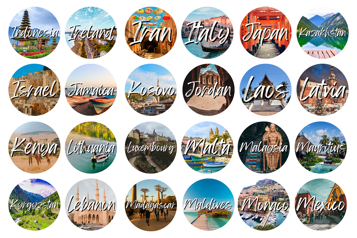 135 Country Instagram Story Covers, a Social Media Template by AdvertFox (Photo 5 of 9)