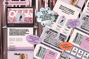Content Creator Squarespace Website, a Templates & Theme by Kill Vanilla Studio