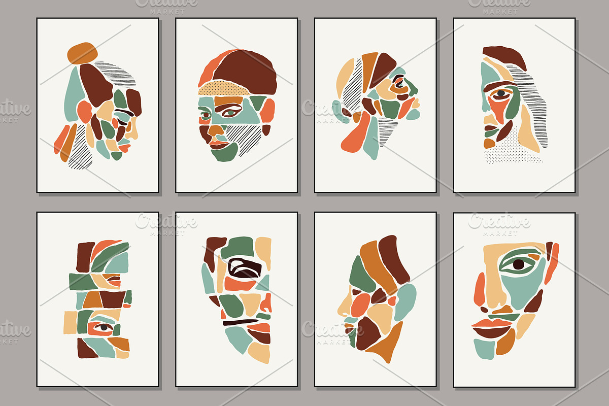Woman Surreal Face Posters, an Object Graphic by C Design Studio (Photo 15 of 17)