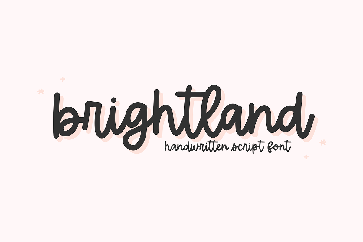 Brightland | Handwritten Script Font, a Script Font by KA Designs (Photo 1 of 9)