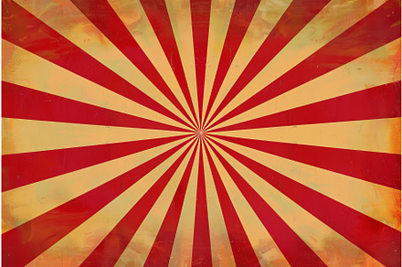 Red and yellow sunburst background, an Illustration by Ylivdesign