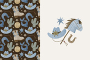 Western Watercolor Nursery Clipart, a Decorative Illustration by Cute And Wild (Thumbnail 3 of 6)