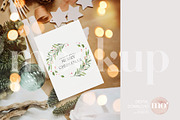 Christmas Card Mockup, a Product Mockup by MoMockups (Thumbnail 5 of 5)