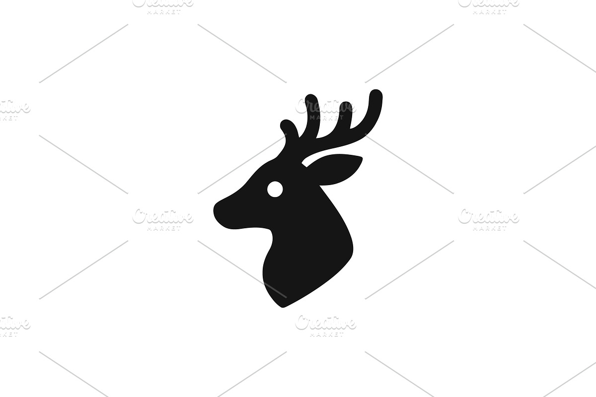 Deer Head Logo Collection, a Branding & Logo Template by Vectorium Studio (Photo 23 of 25)