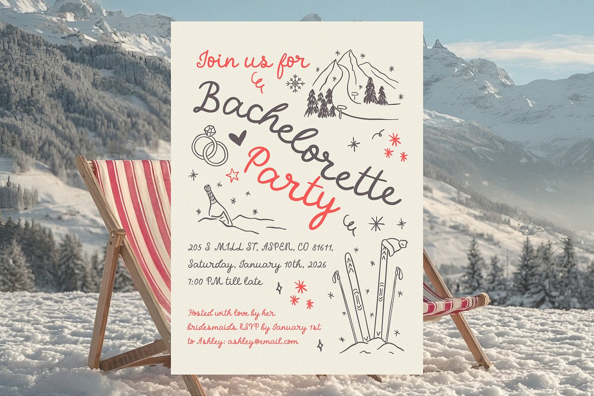 It’s Ski Time Hand Drawn Clipart, an Object Graphic by AnnArt (Photo 7 of 11)