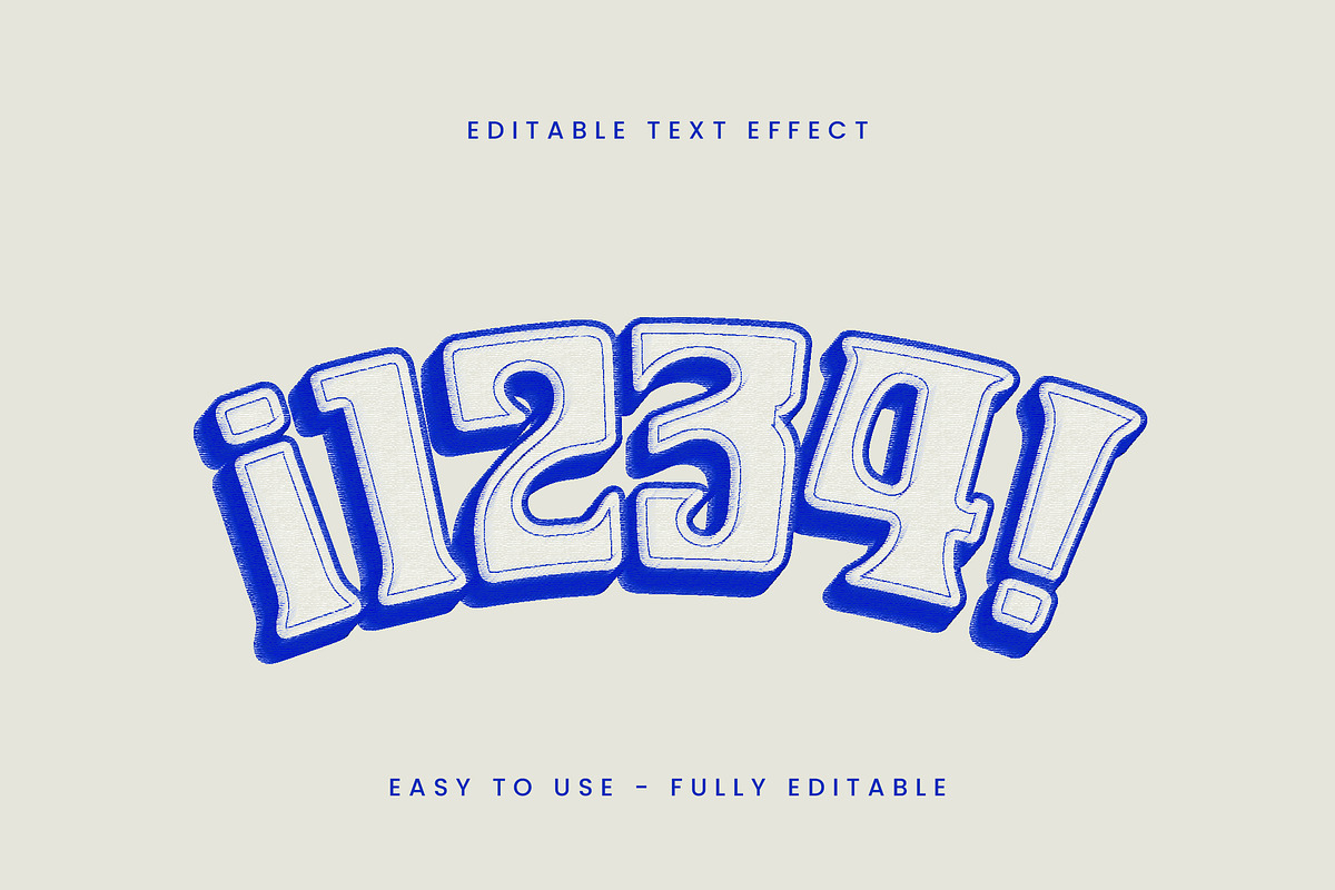 Embroidery Stitch Text Effect preview 2
