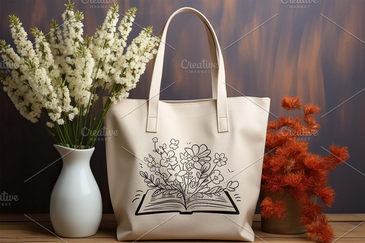 24 Floral Book SVG, Book with Flower, a Decorative Illustration by FancyDesignStudio (Photo 3 of 9)