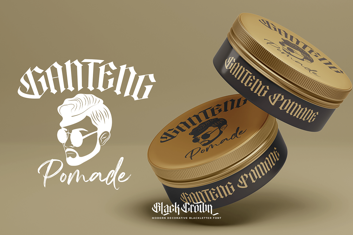 Black Crown Modern Blackletter Font, a Blackletter Font by Pixesia Studio (Photo 6 of 10)