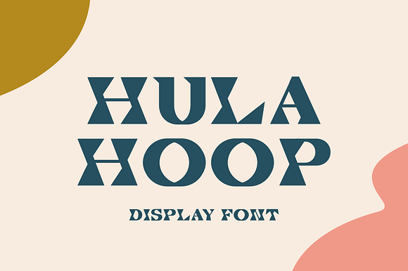 Hula Hoop - Fun Display Font preview 8