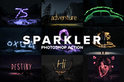 Sparkler Photoshop Action