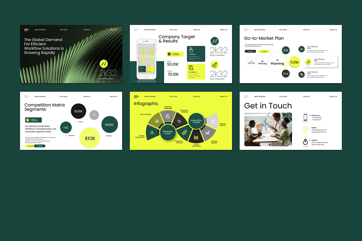 Business Proposal Pitch-Deck, a Presentation Template by Creative-Work (Photo 7 of 9)