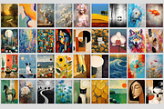 Various artistic abstract prints, a Pattern Graphic by Muzi pear studio (Thumbnail 12 of 12)