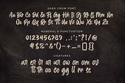 Dark Crow / Brush Font, a Blackletter Font by Subectype Studio (Thumbnail 10 of 10)