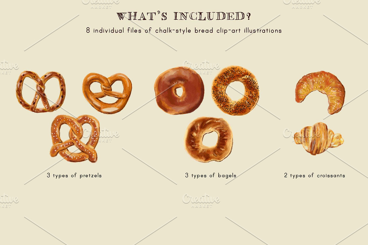 Food & Drinks Art Bundle 50% Off, a Food Illustration by Cynthia Arre (Photo 6 of 9)