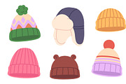 Winter hats. Warming head, an Object Illustration by LadadikArt (Thumbnail 3 of 3)