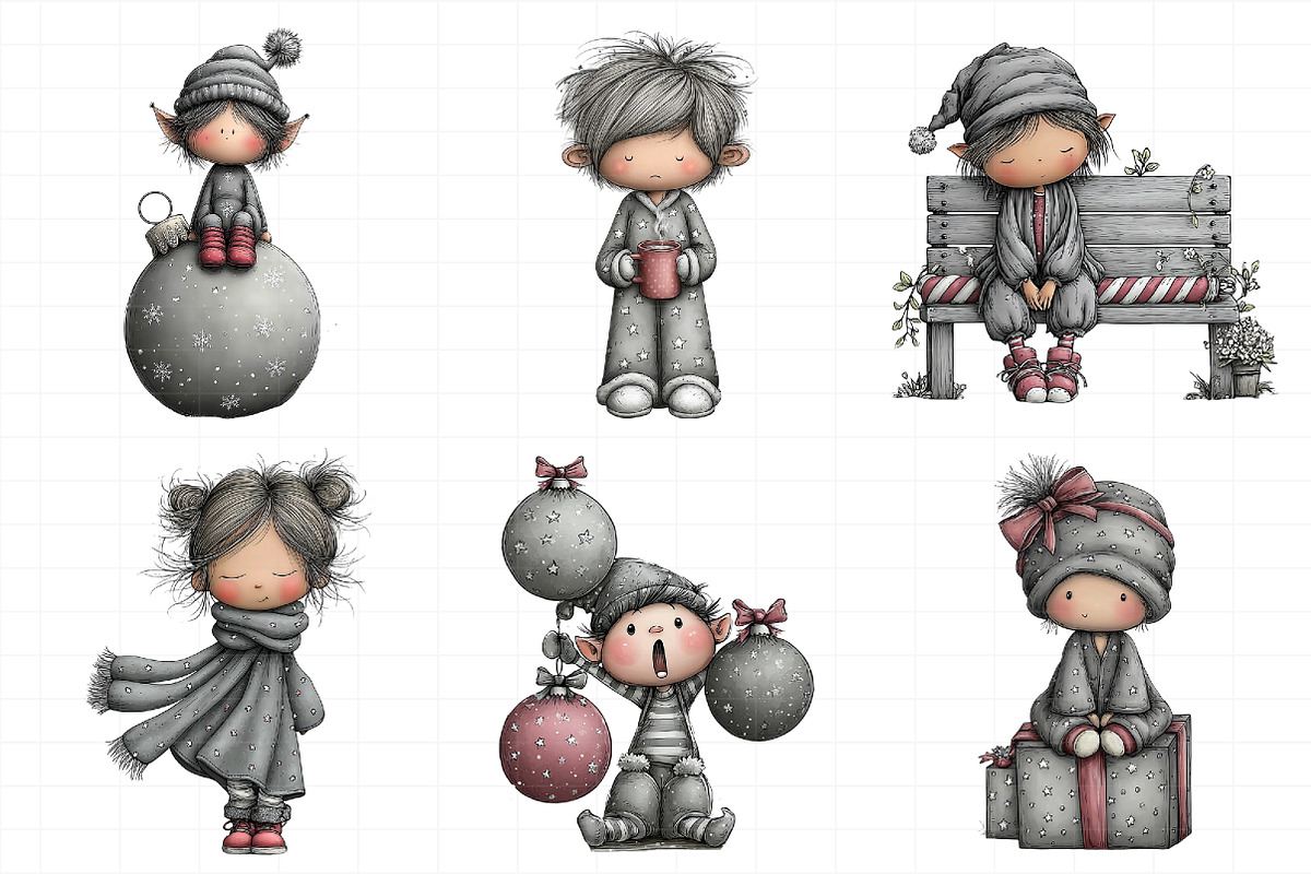 Whimsical Elf Clipart, an Illustration by Daily.Designs (Photo 5 of 5)