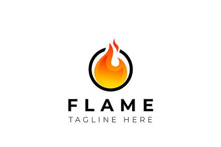 Fire Flame Logo Design preview 3