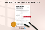 Doctor Excuse Note Canva Template, a Stationery Template by Snapybiz (Thumbnail 6 of 10)