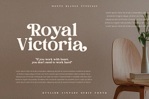 Monte Blance - Vintage Stylish Serif