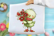 Whimsical Easter Chick Clipart, an Illustration by designcity5 (Thumbnail 5 of 5)