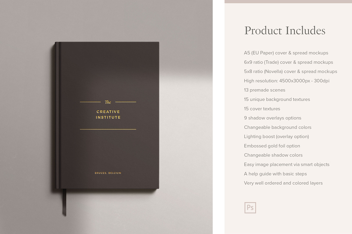 Book/Notebook Mockup Kit, a Books & Magazine Mockup by Ruben Stom (Photo 3 of 20)