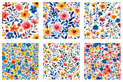 Spring Ditsy Floral Patterns, an Illustration by SinaCreation (Thumbnail 2 of 5)