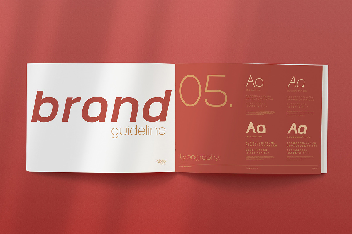 Abro Sans Modern Font Family 60% OFF, a Sans Serif Font by afahmy (Photo 6 of 8)