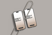 iPhone 16 Pro Mockup Set, an iPhone Mockup by pixelmock (Thumbnail 9 of 14)
