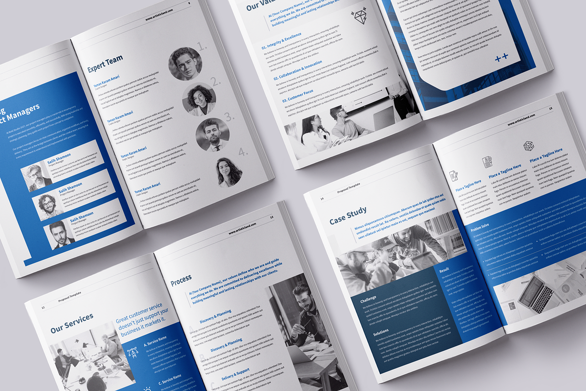 Proposal Template | Canva, a Brochure Template by ArtisticLand (Photo 6 of 12)